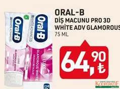 ORAL-B DİŞ MACUNU PRO 3D WHİTE 75 ML ORAL-B DİŞ MACUNU PRO 3D WHİTE 75 ML